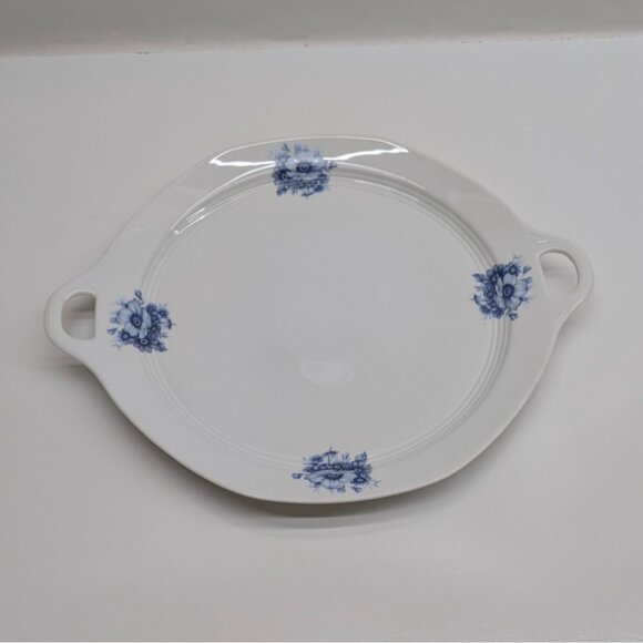 Ter Steege Delft Blauw Holland White Serving Tray Blue Floral Design - Picture 8 of 11